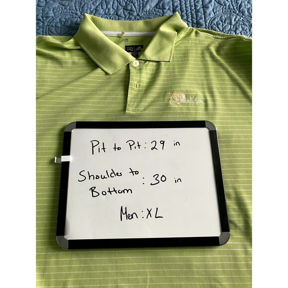 Mens Vintage Adidas Presidents Cup Polo Green Size XXL Pre Owned - Picture 4 of 7